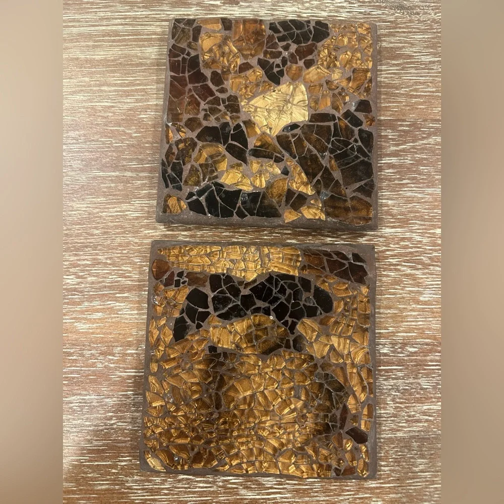 Z Gallerie Mosaic Glass Coasters- 2